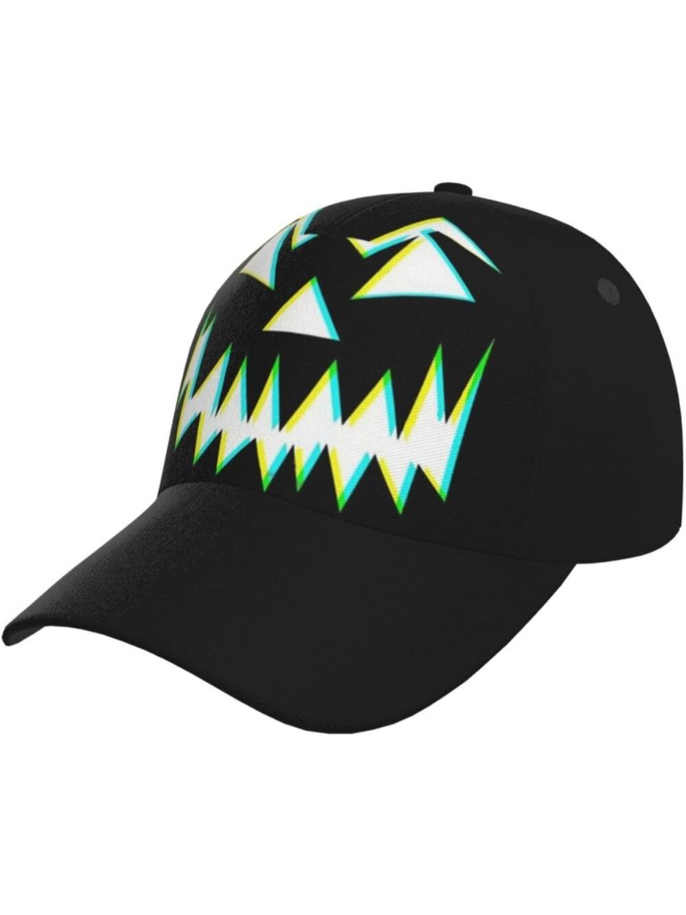 Unisex Halloween Orange_ 2 Funny Pumpkin Face Baseball Cap Golf Adjustable Hat